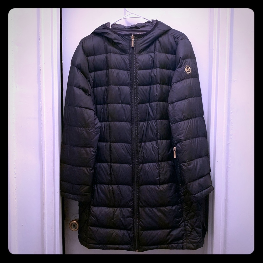 Puffy Packable Coat - Black Michael Kors - SZ PXL